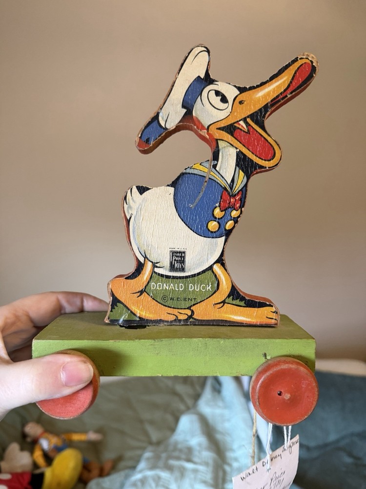 Dapper Donald Pull Toy 1936