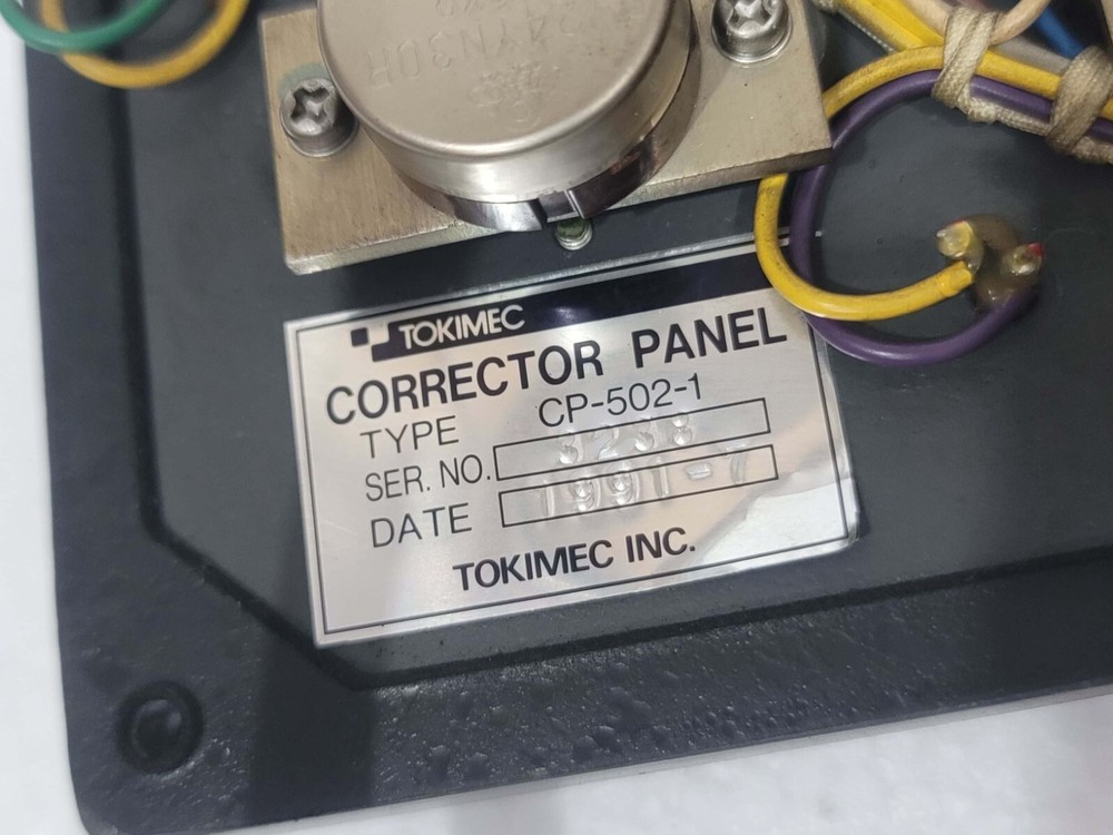 TOKIMEC CP-502-1 CORRECTOR PANEL SN.8238