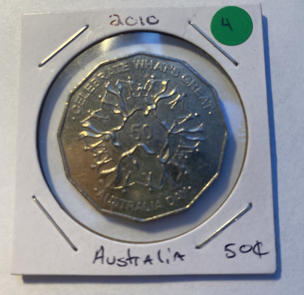 2010 Australia 50 Cent Coin A2