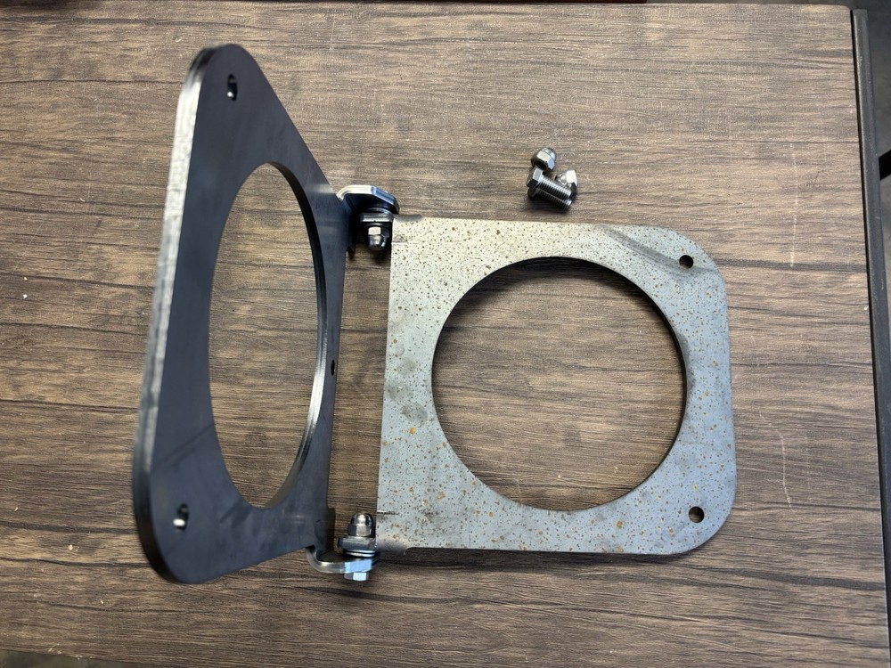 Smoke Stack Hinge 6-5/8” Weld On.