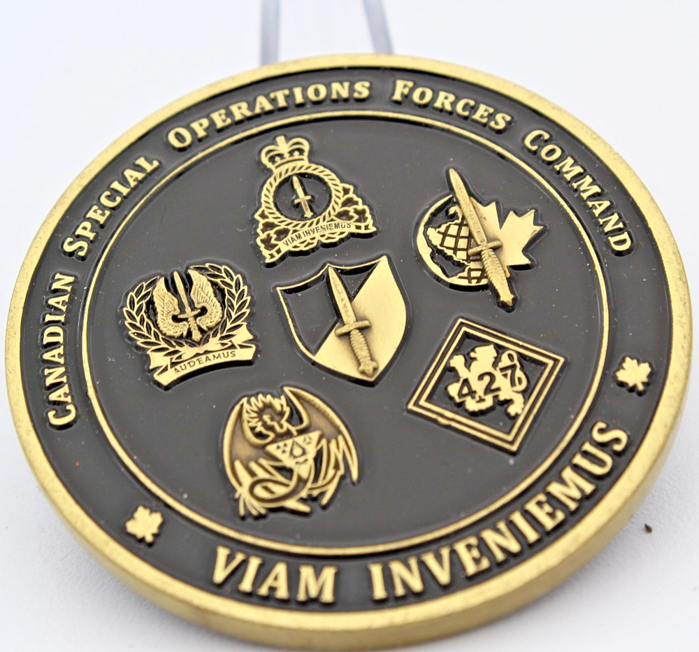 Canadian SOF Special Operations Medical Technician Challenge Medallion CANSOFCOM