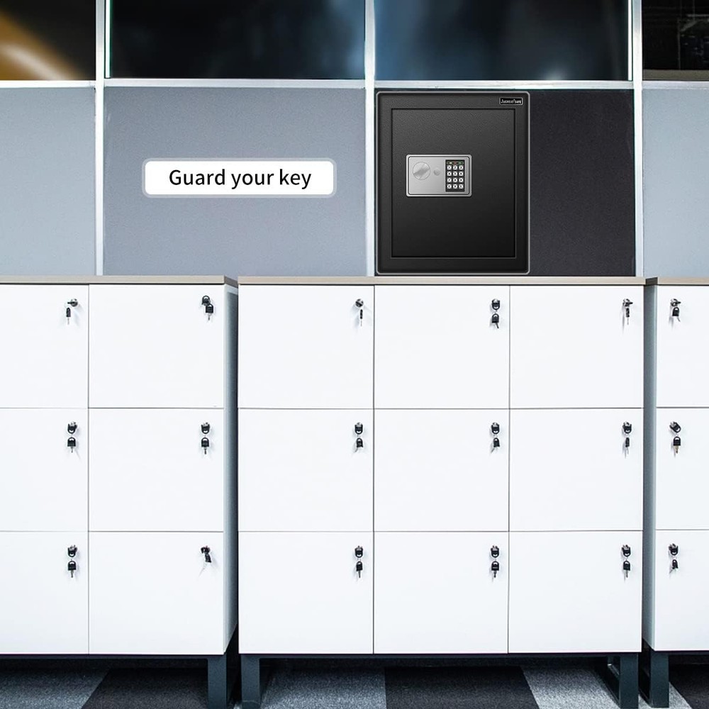 80 Keys Cabinet W/ Sensor Light Electronic Key Safe Pin Code Keyless Storage Box