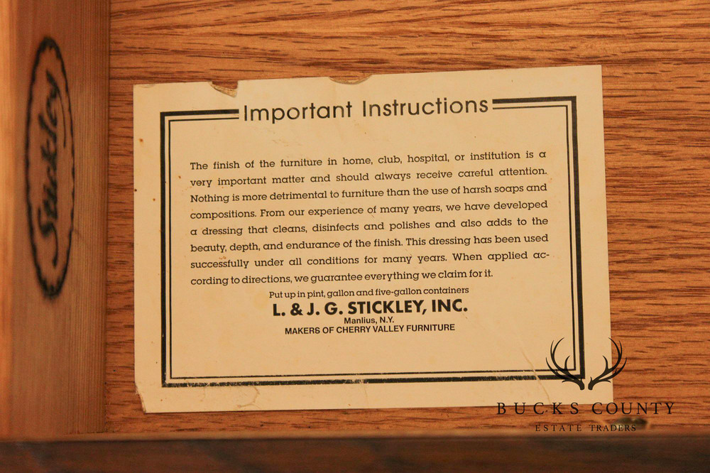 Stickley Mission Collection Oak Server
