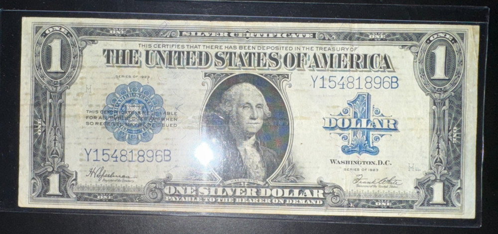 1923 $1 Silver Certificate Large Size Note - Circulated