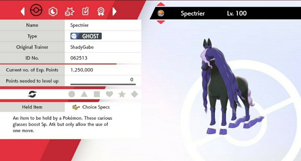 Spectrier For Pokémon Sword & Shield