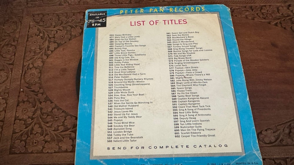 Little Red Caboose 45 Record