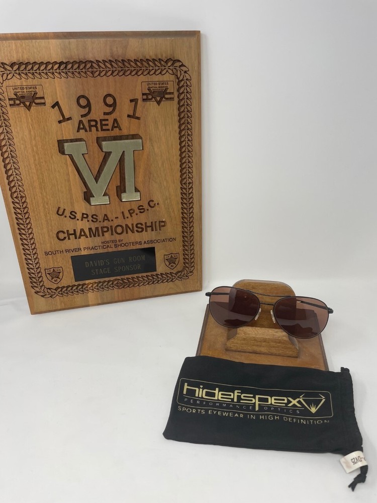 HIDEFSPEX Aviator Shooting Glasses, (Display Model)