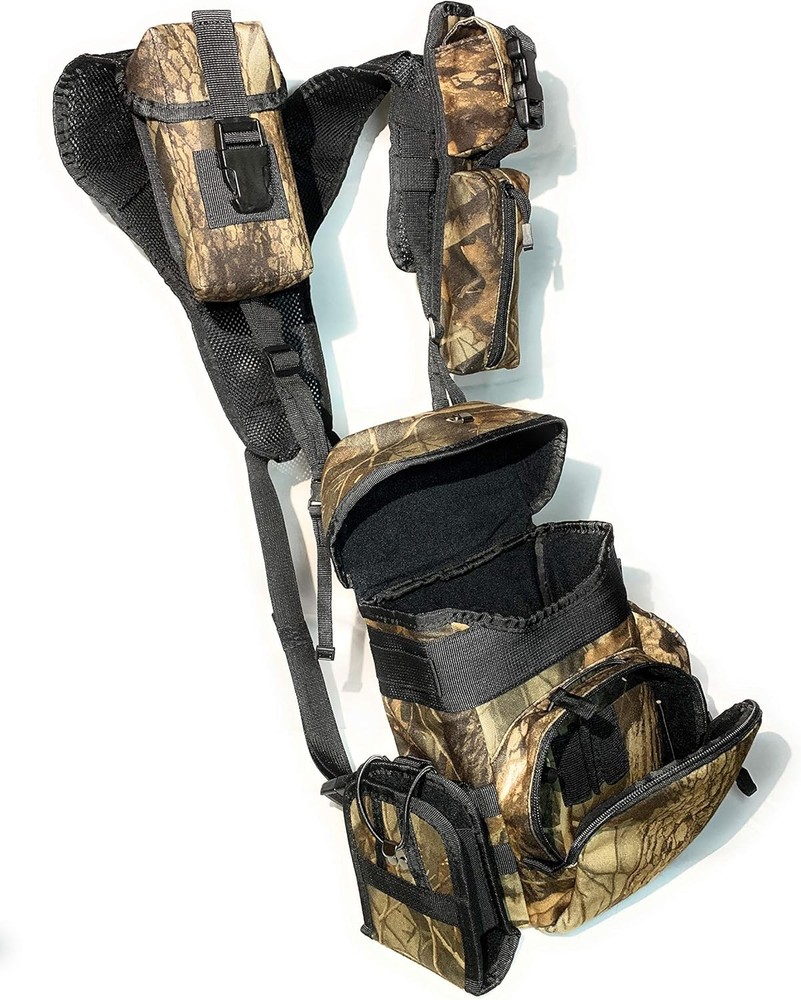 Binoculars Harness Case Pack, Bino Pack with Rangefinder Compartment - Detachabl