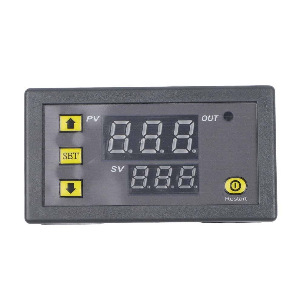 220V Digital Cycle Timer with Flexible Delay Functions and LED Display