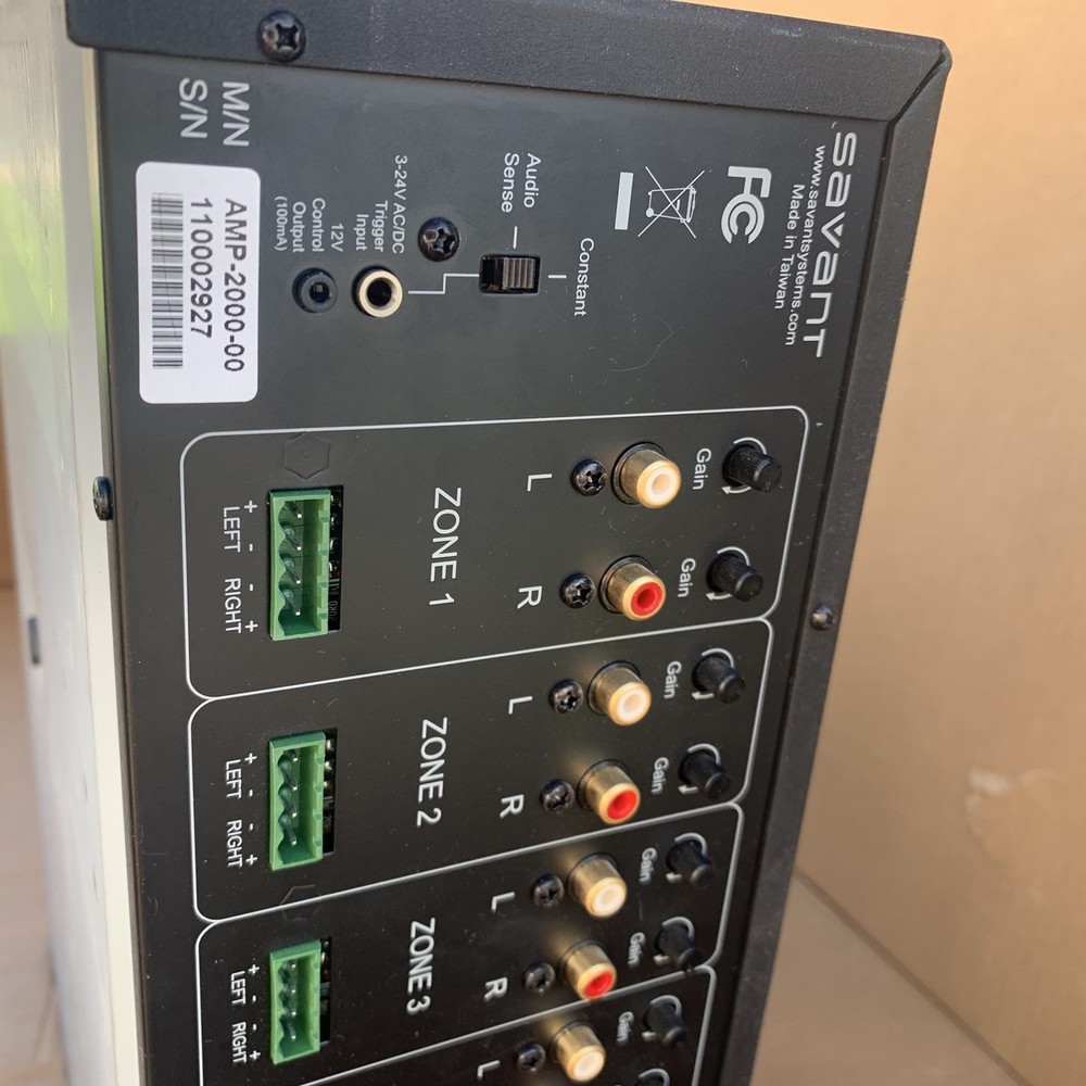 Savant AMP-2000 8 Zone/ 16 Channel Amplifier - Good!