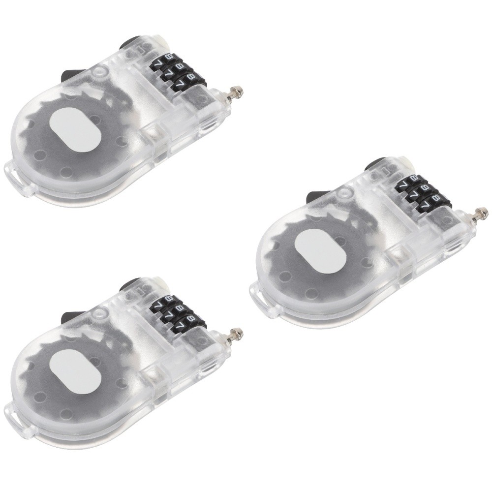3pcs Safety Snowboard Locks Secure Inside Board Locks Scooter Locks for