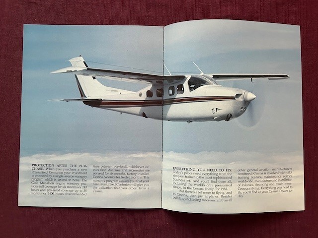 Cessna Pressurized Centurion brochure 1982