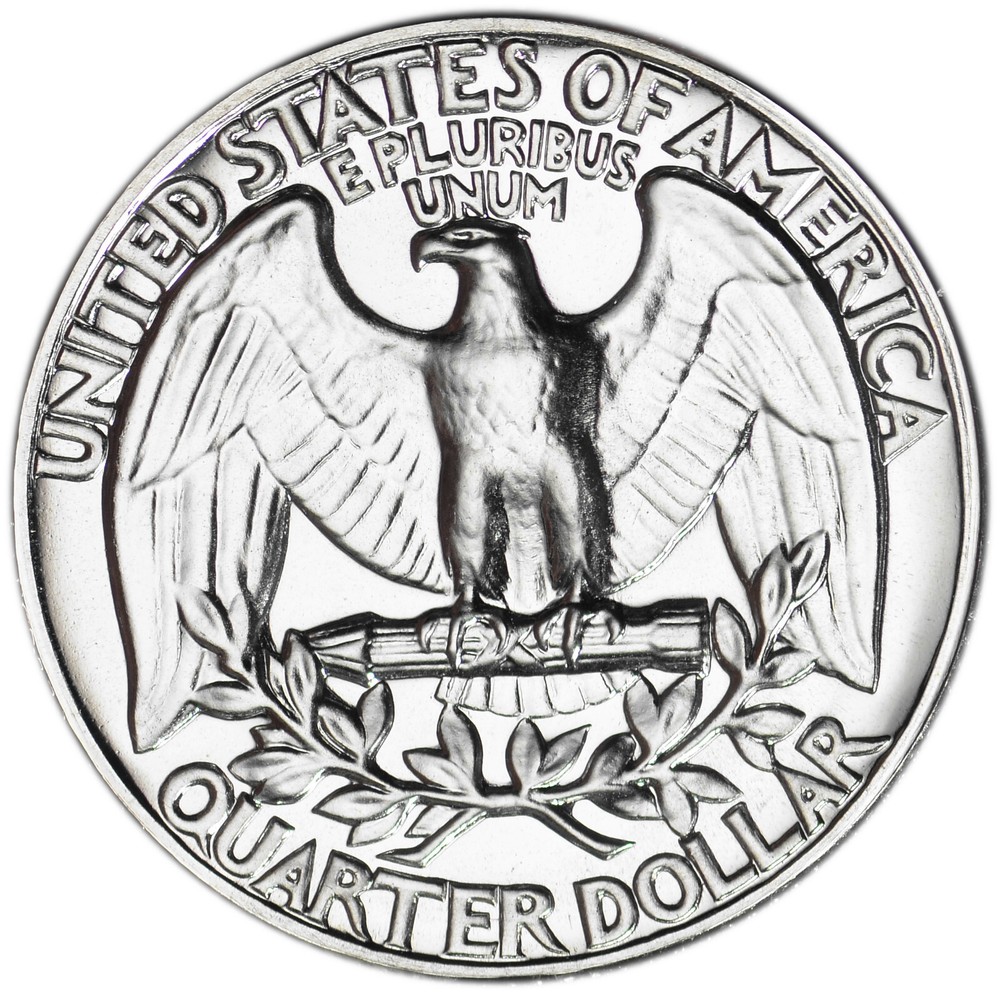 1955 25C US Silver Proof Washington Quarter