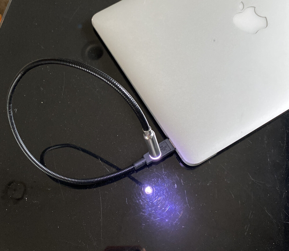 Kensington FlyLight USB Notebook Led Light - USB light Black Flexible 19” Long