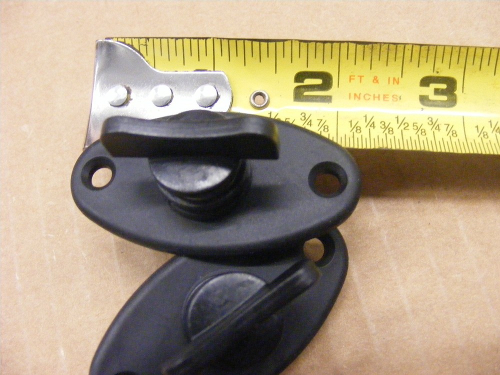 Marpac 54211 Windshield Window Quick Release Fastener PAIR Black Nylon