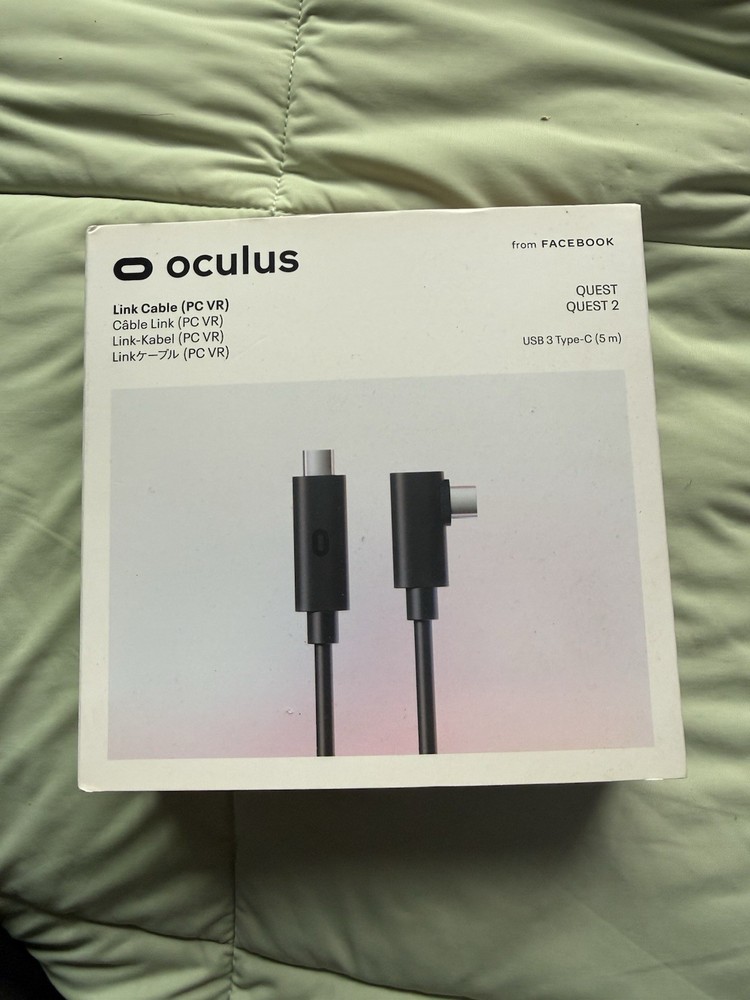 Meta Quest Link Cable 16ft Virtual Reality Headset Accessory