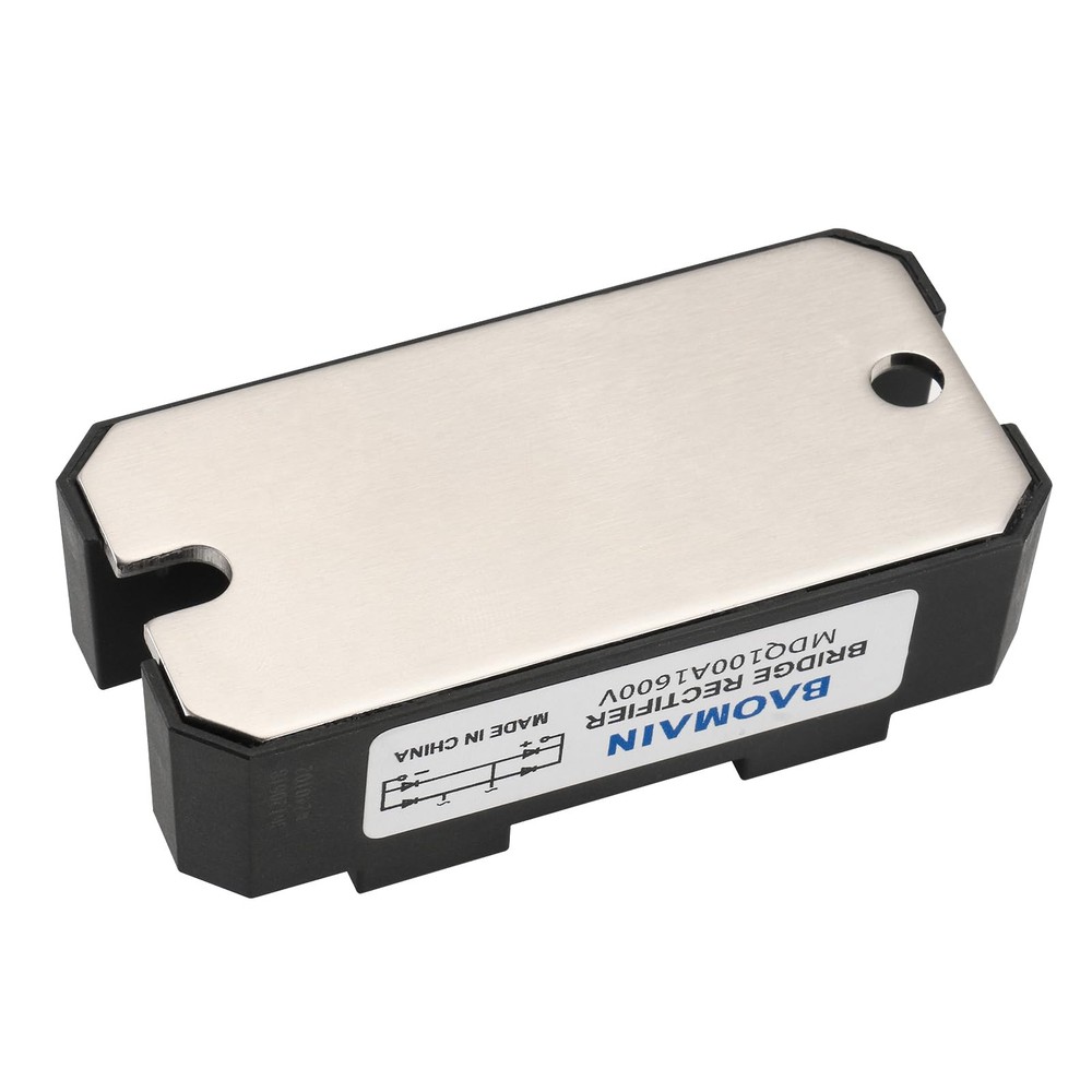 Baomain Bridge Rectifier MDQ-100A, 100A 1600V, Full Wave Diode Module One...