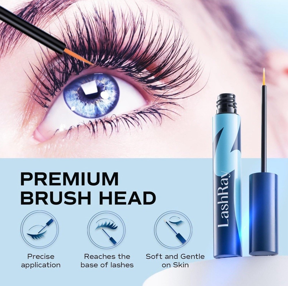 Premium Eyelash Eyebrow Growth Serum Natural Formula Boosts Rapid Thicker