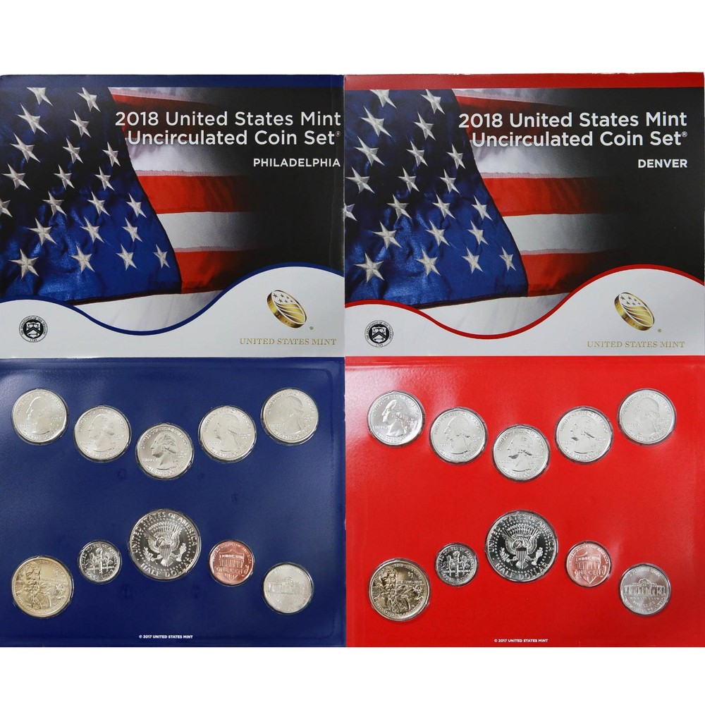 2018 Mint Set Original Plastic 20 BU US Coins BU