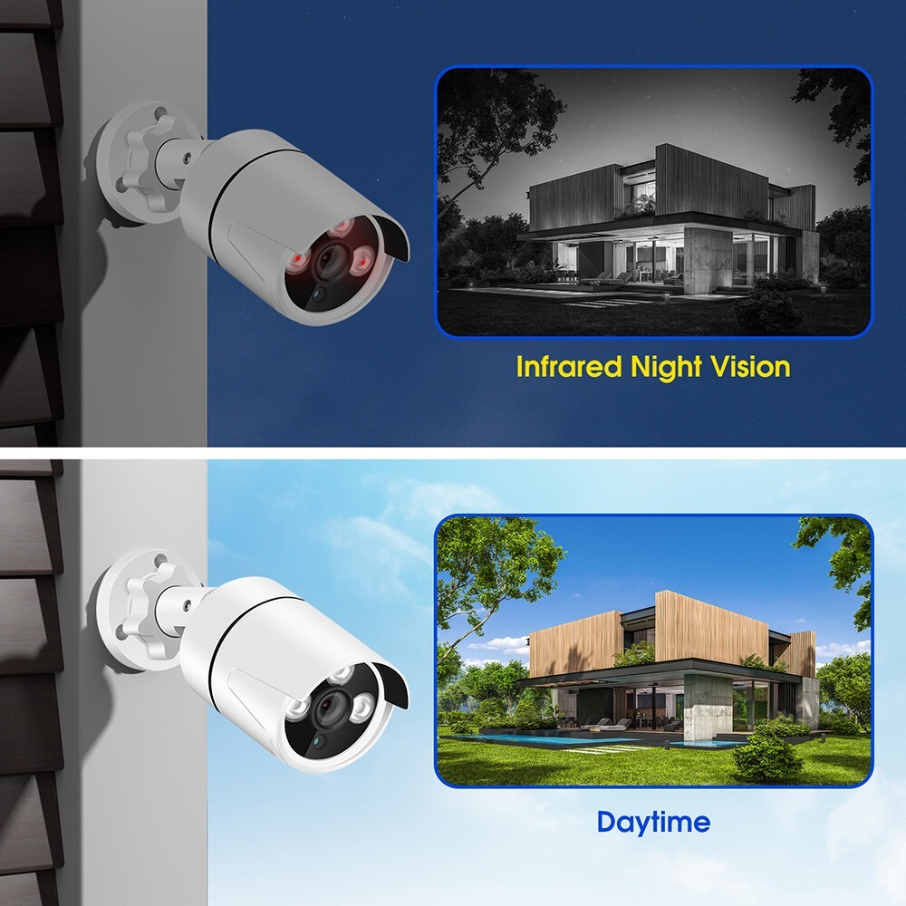 Sansco 4CH 4MP DVR 1920P HD CCTV Security Camera System Infrared Night Vision