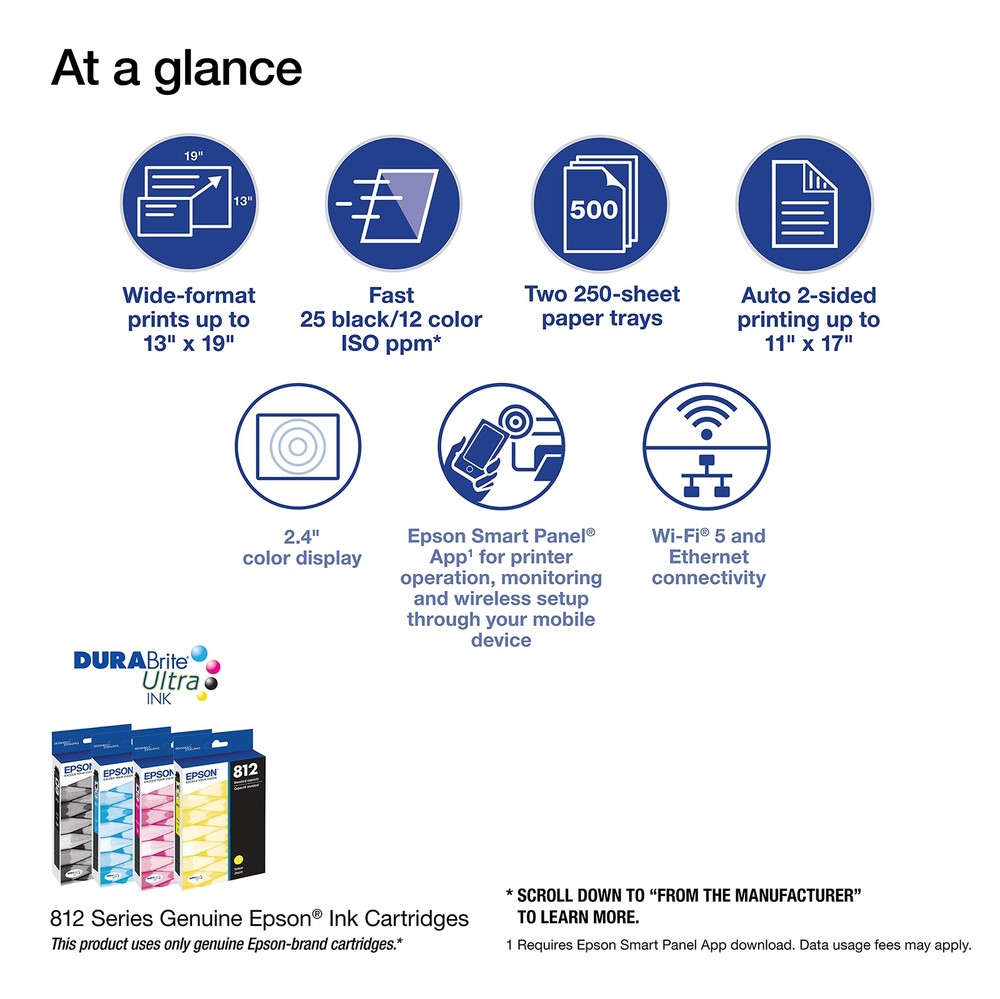 Epson WorkForce Pro WF-7310 Wireless Color Printer