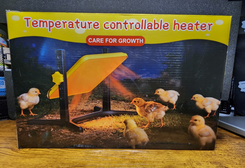 Chicken Brooder Heating Plate Adjustable Chick Heater w/ Stand Safe