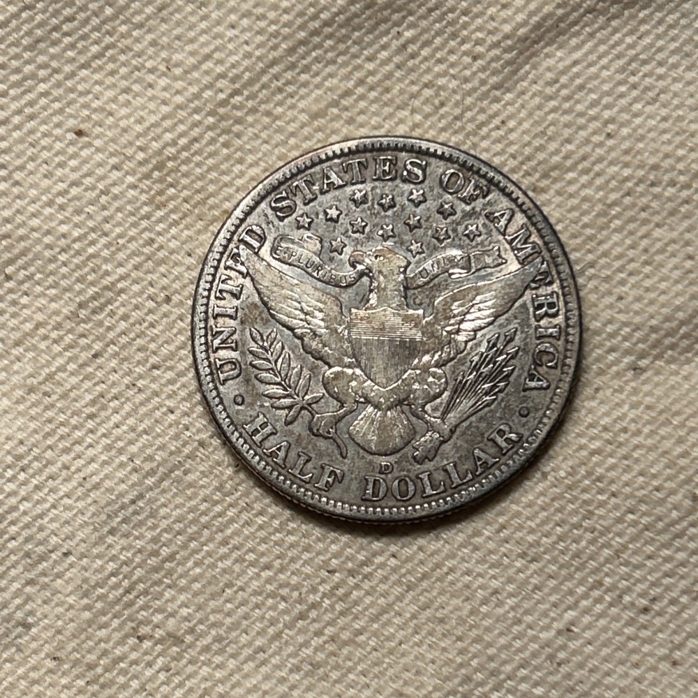 1915-D Barber Half Dollar VF ZM