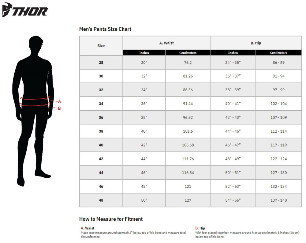 Thor Range Mens MX Offroad Pants Black/Heather