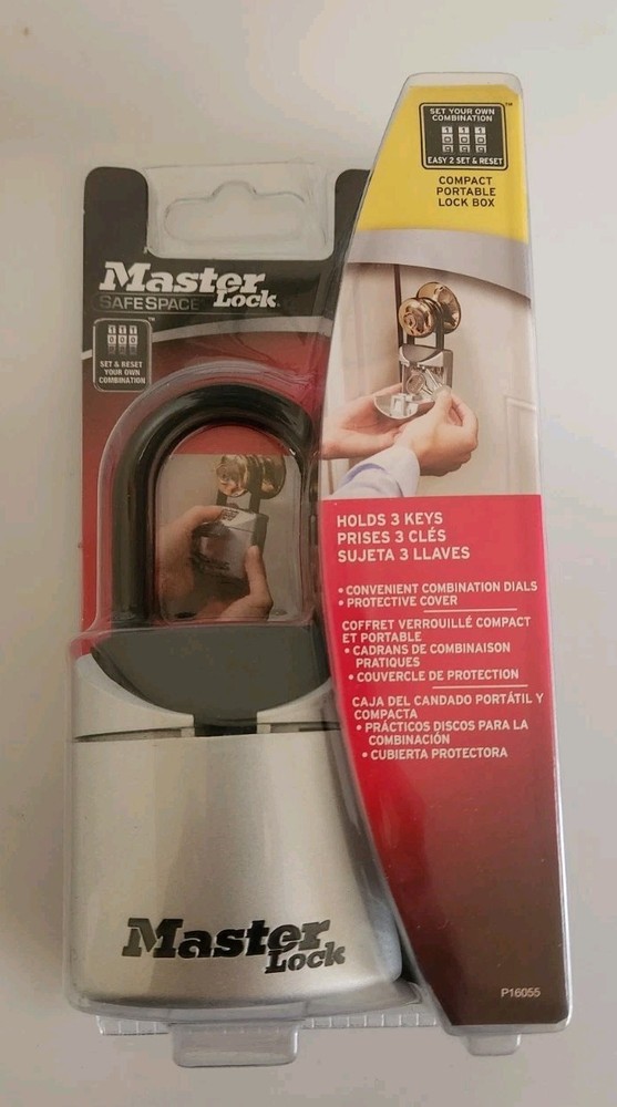 Master Lock Select Access Lock Box Key Compartment 3 Digit Code Security 5406D