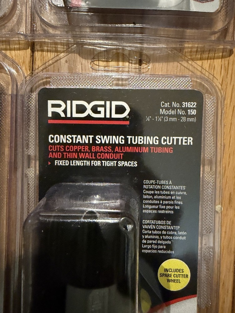4 RIDGID CONSTANT SWING CUTTER