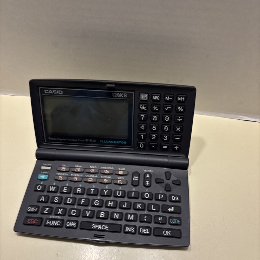CASIO Business Organizer Scheduling System SF-5580 Illuminator /126KB
