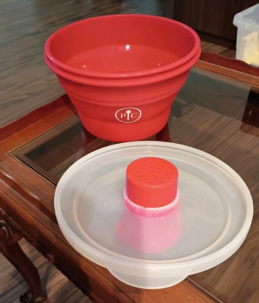 Pampered Microwave Popcorn Maker Red Silicone