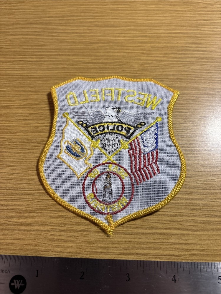 MA Westfield Massachusetts Police Shoulder Patch
