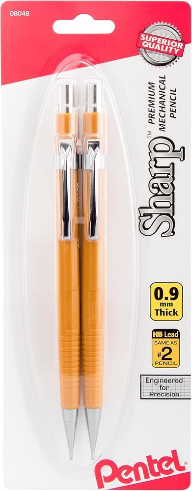 Mechanical Pencil,Bold Line, Yellow