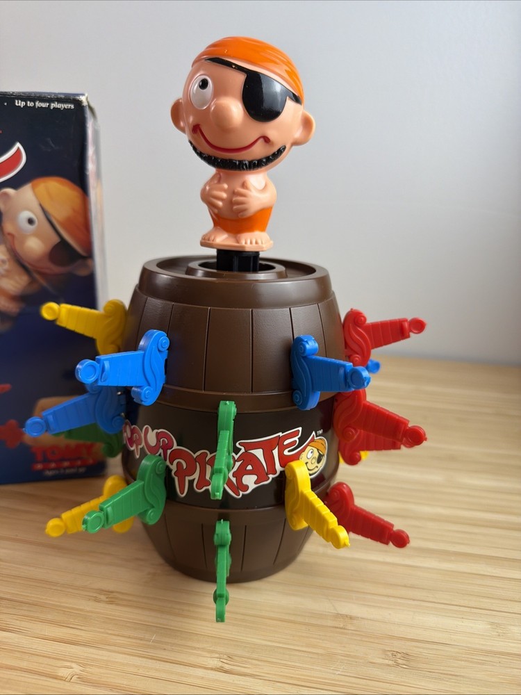 Tomy Super Pop-up Pirate! Complete In Box 1990