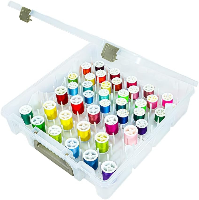 Super Satchel Thread Box - Versatile Thread Storage for Sewing, Embroidery, and