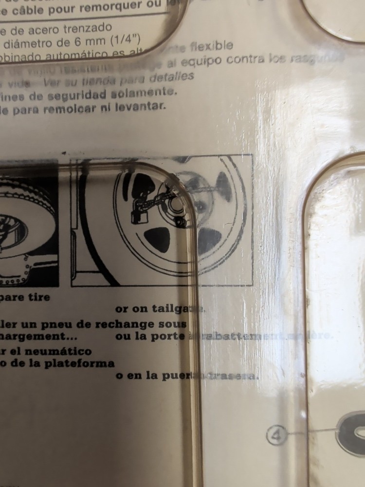 MasterLock Spare Tire Lock System 613DAT NEW