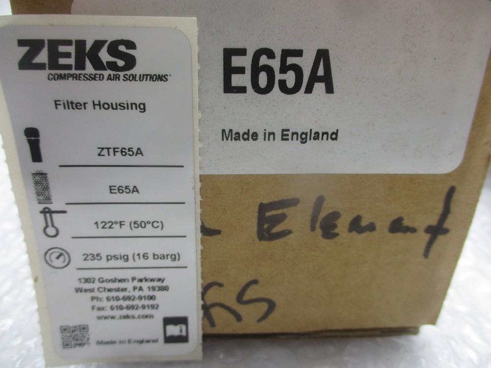 ZEKS E65A FILTER HOUSING NSNP