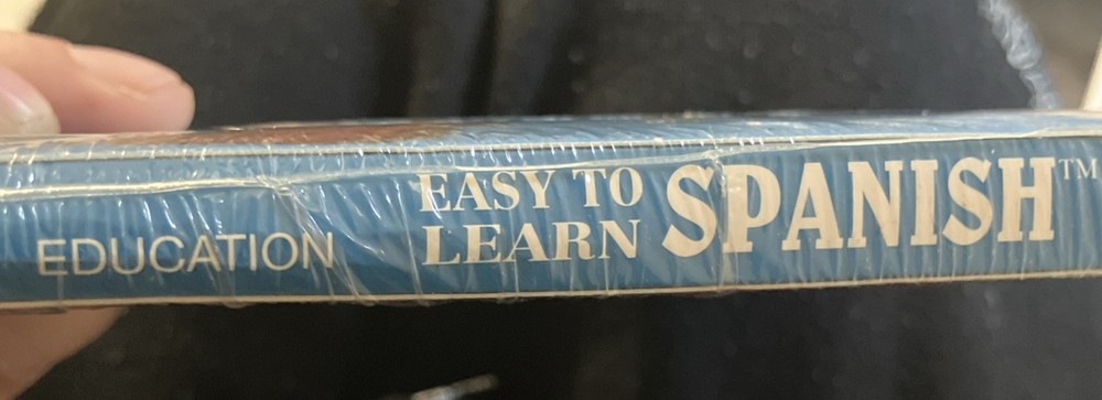 EASY TO LEARN SPANISH (1994) PC 3.5” Floppy Disk DOS SEALED Language Tutor