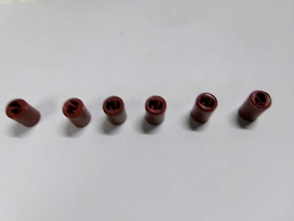 VINTAGE RED PLASTIC SWITCH TIPS