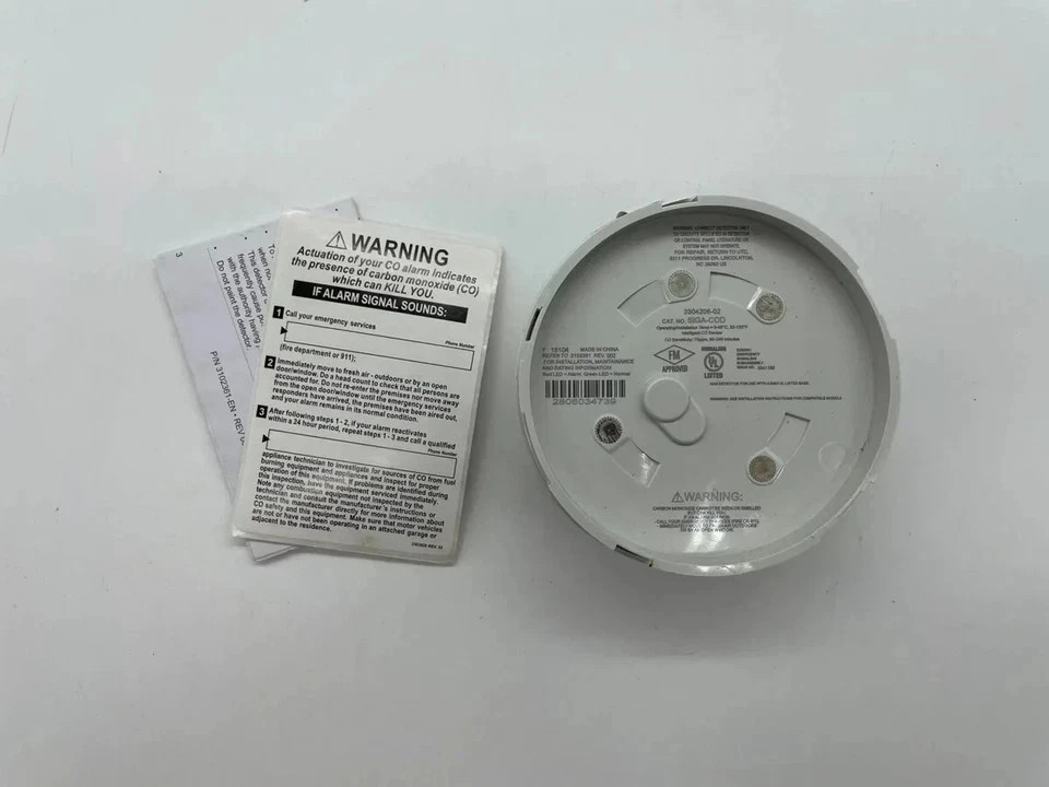 Edwards SIGA-COD Carbon Monoxide Detector - Same Day Shipping