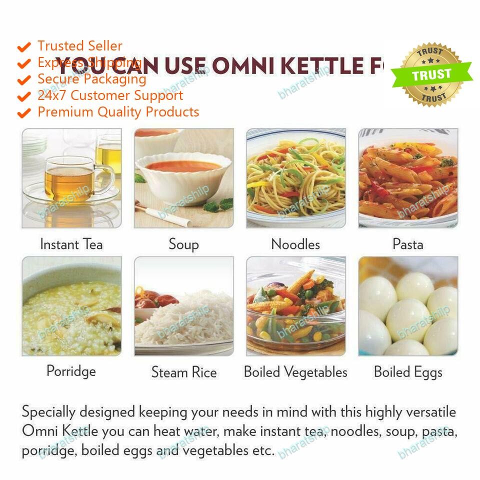 Borosil Omni 1.5 Litres Electric Kettle Silver Color Best Kitchen Appliances