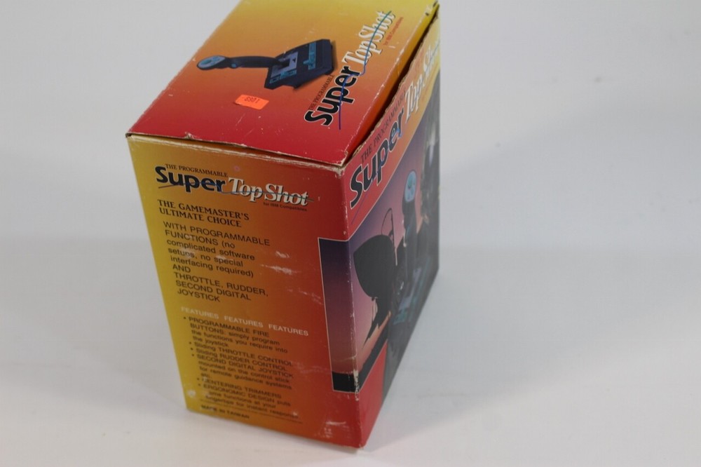 Super Top Shot Programmable Flight Simulator Joystick GC-1000 IBM Compatible