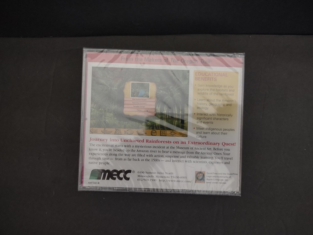 Amazon Trail II - Science & History - CD-Rom WINDOWS 95 - NEW w/ Manual