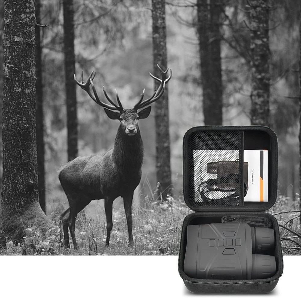 Versatile Night Vision Accessories Case with Mesh Pocket - Portable Design