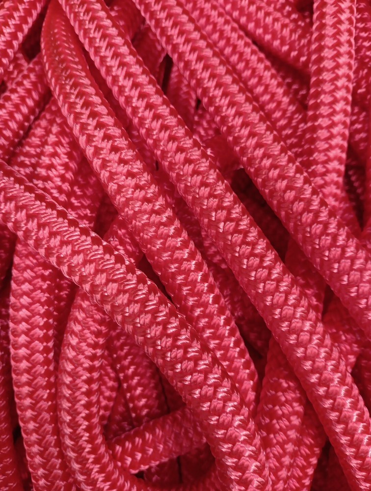9/16 x 200 ft. Double Braid-Yacht Braid Polyester Rope. Pink