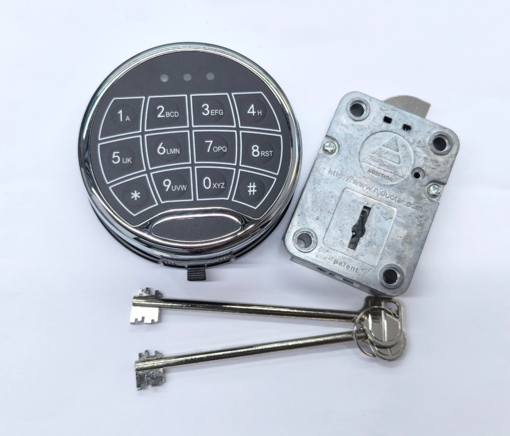 Ambition UL Electronic Safe Lock Replacement Left Hand Swingbolt Lock & 2 Key