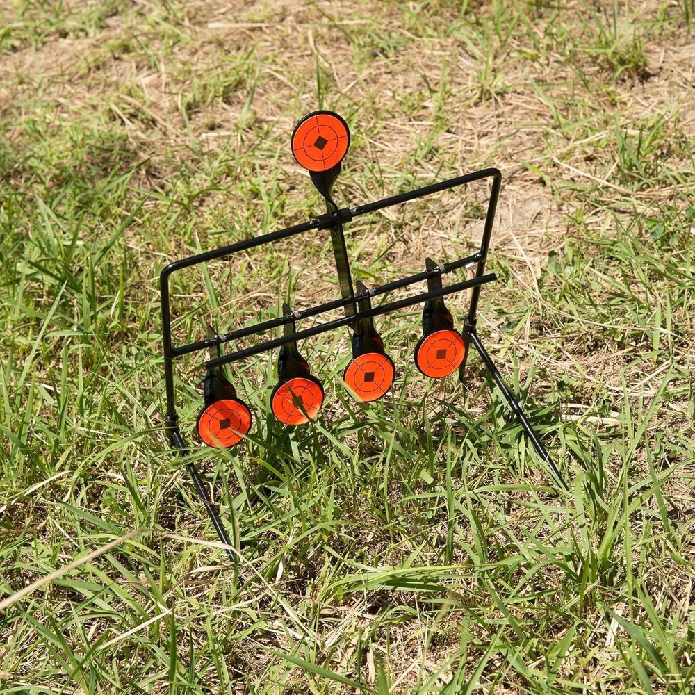 Compact Automatic Resetting Target with Shooting Spots for Air Gun Training