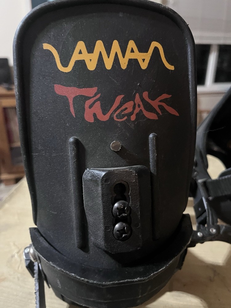 Vintage Lamar USA Snowboard Tweak Bindings w/Lib Tech Ant