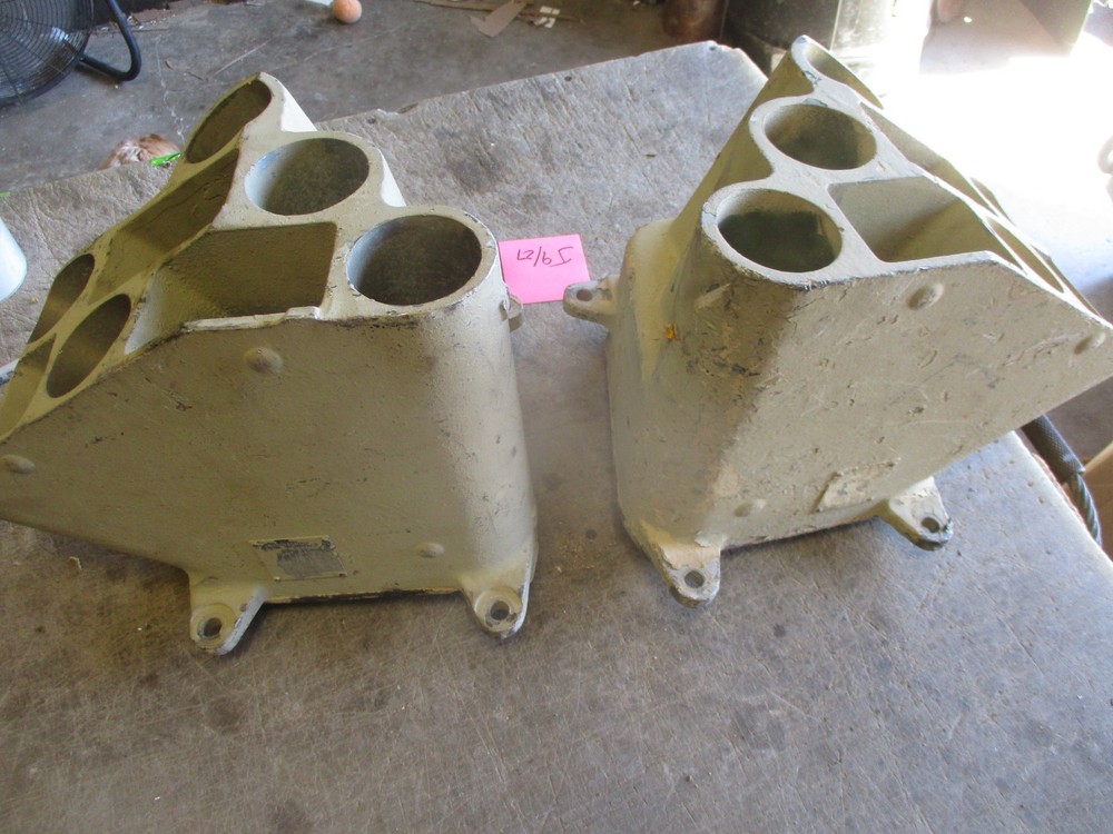 1 Pair Heavy Aluminum LVOSS for Armored Vehicle, Fair to Good Cond.